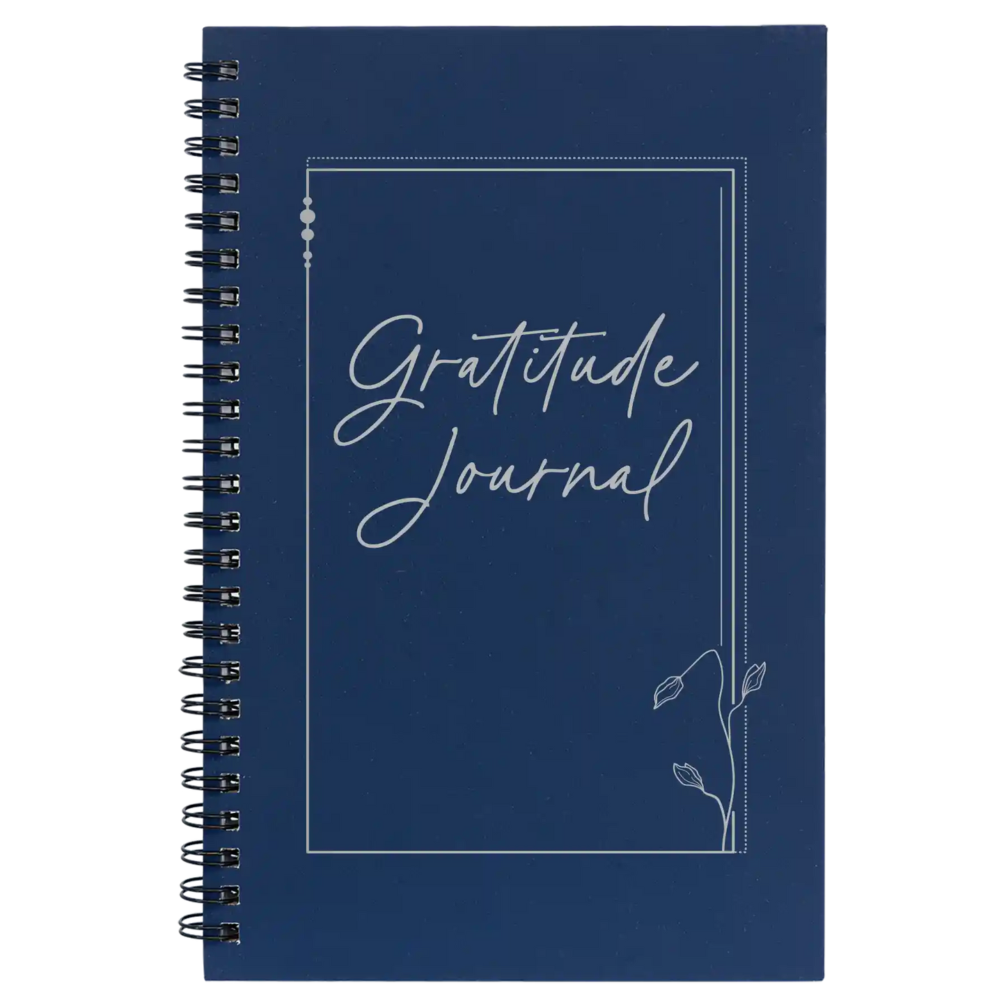 Gratitude Journal Spiral Notebook (small) | Blue