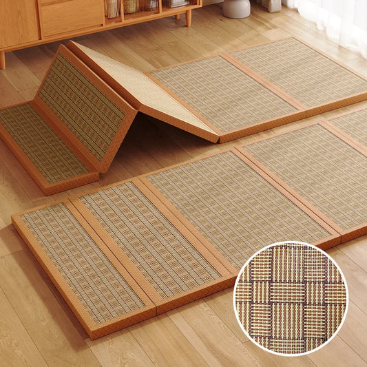 Foldable Japanese Tatami Rattan Mat