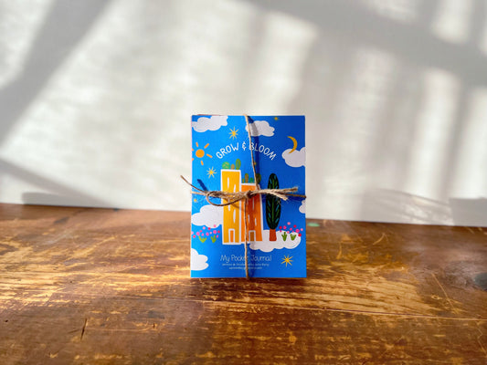 "Mindful Moments" Pocket Eco-Journal with Prompts, Coloring Pages & Reflections (Grow & Bloom)