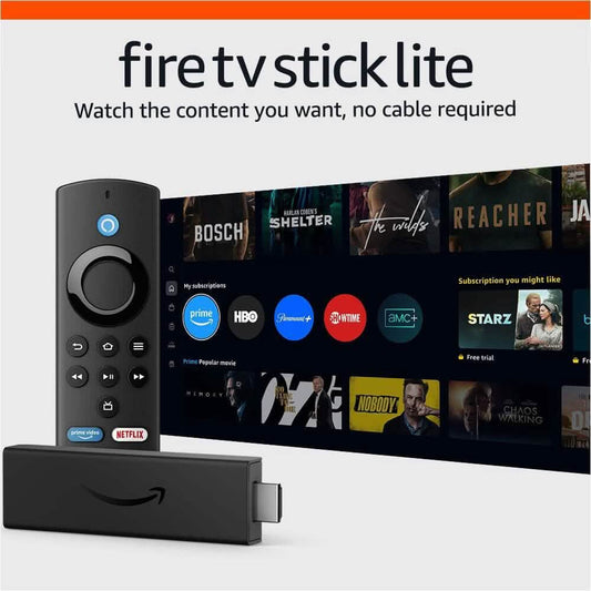 Amazon Fire TV Stick Lite with Alexa Voice Remote (Refurbished)