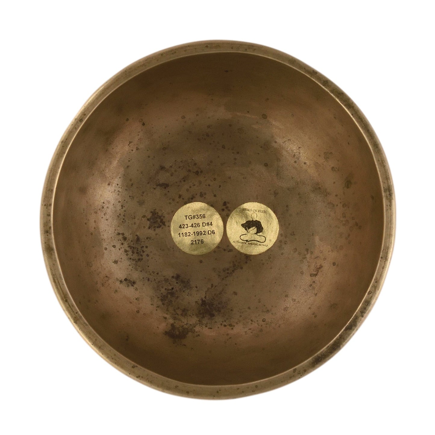 Antique singing bowl Thadobati TG#356