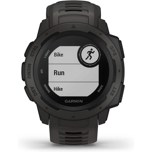 Garmin Instinct, Rugged Outdoor Watch with GPS (Refurbished)