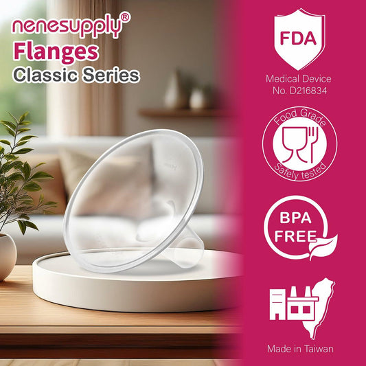 Nenesupply 17mm Flange Compatible with Medela Breast Pump Parts Replacement