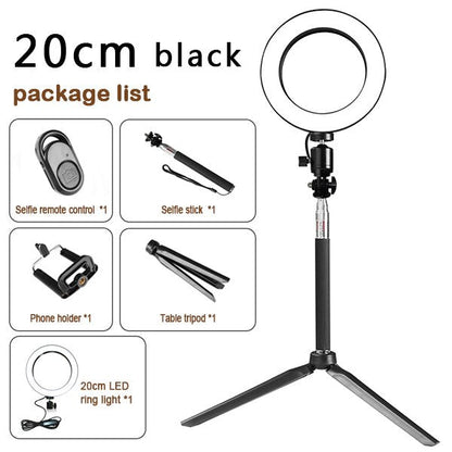 Compatible with Apple, Tripod Ring Light