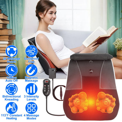 Heated Massage Pillow for Full Body Relief