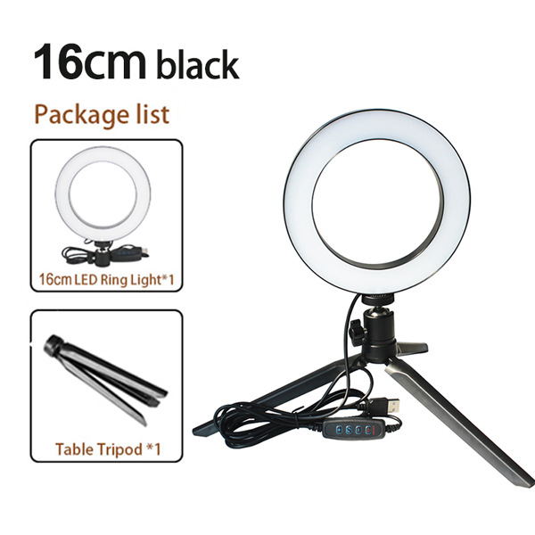 Compatible with Apple, Tripod Ring Light