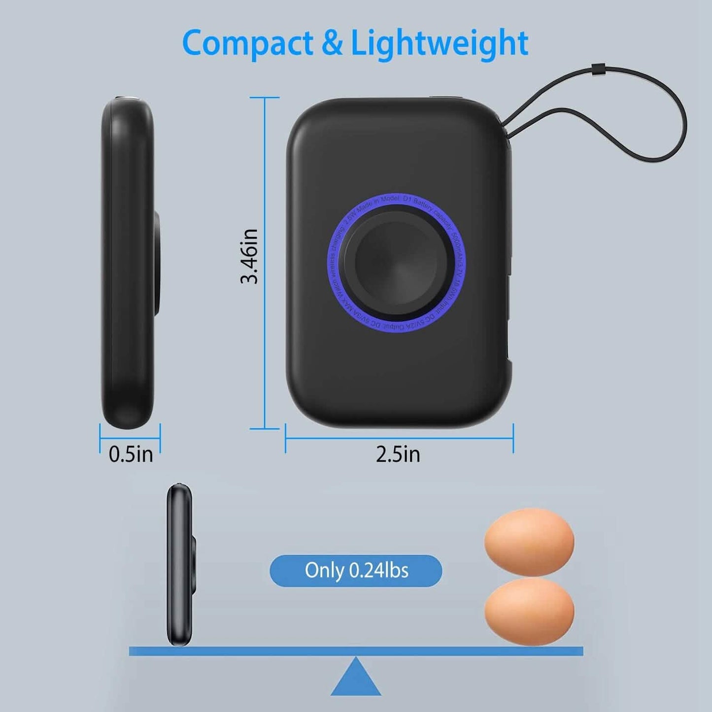 3-in-1 Wireless Charger Portable Power Bank