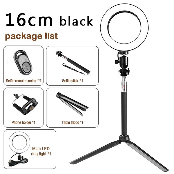 Compatible with Apple, Tripod Ring Light