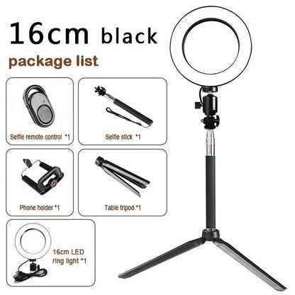 Compatible with Apple, Tripod Ring Light