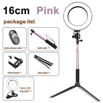 Compatible with Apple, Tripod Ring Light