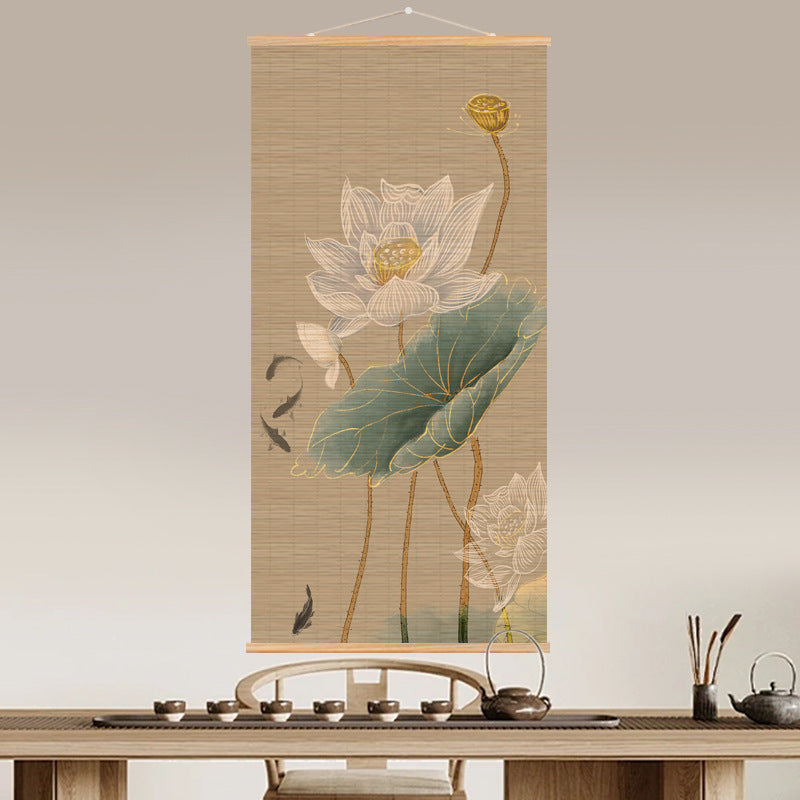 Bamboo Scroll Painting – Zen Wall Art