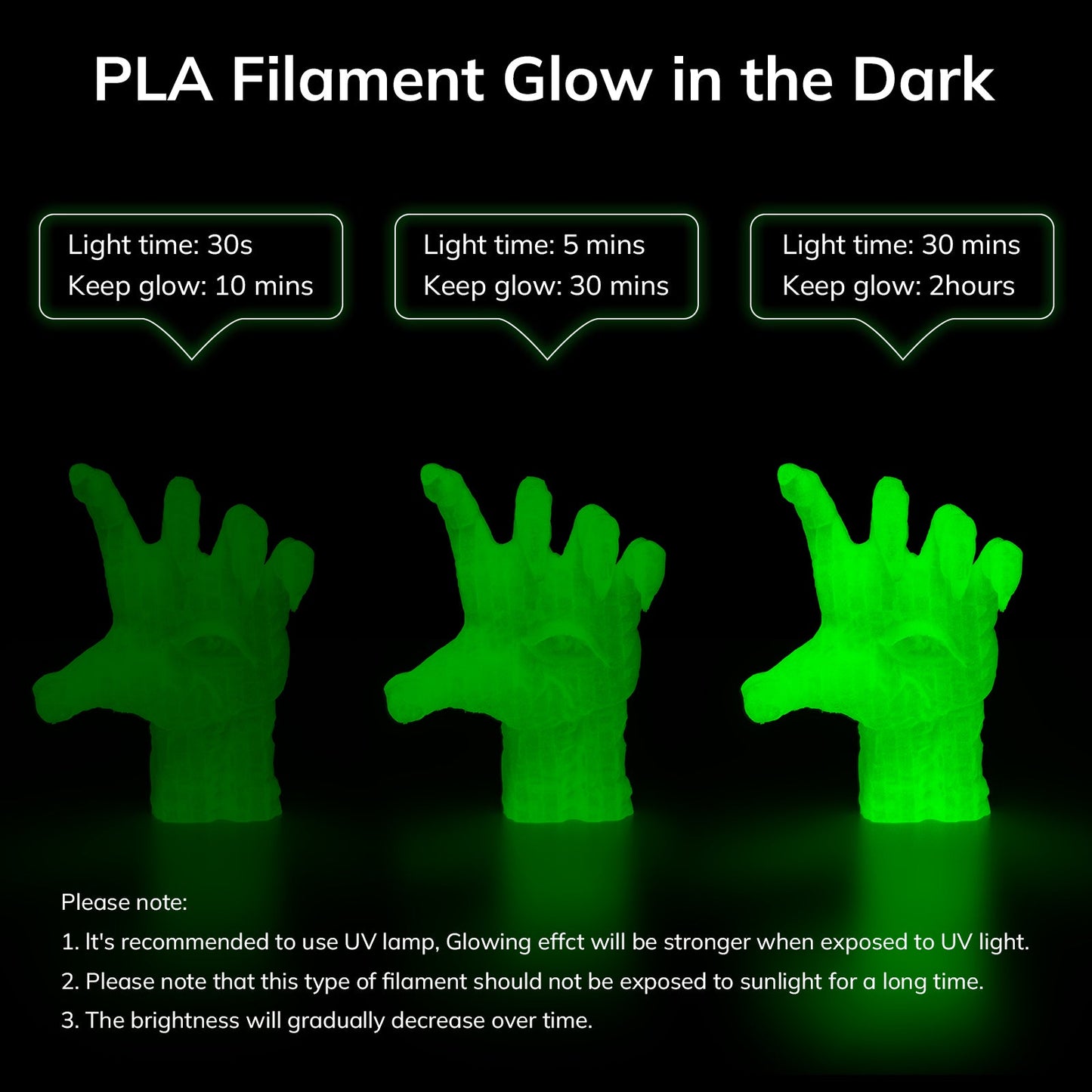 PLA Glow-in-the-Dark