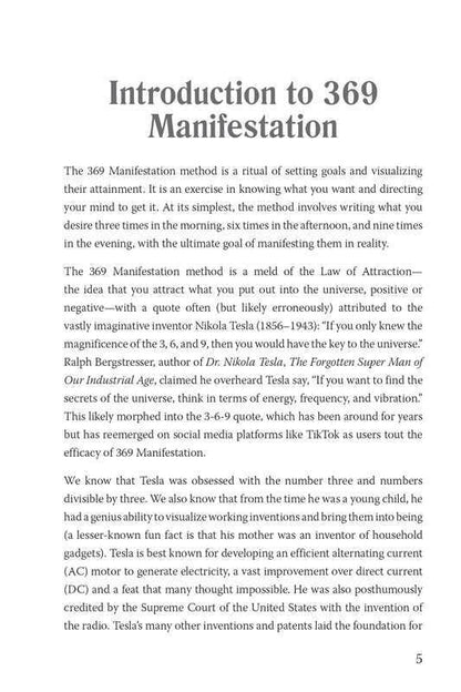369 Manifestation Journal