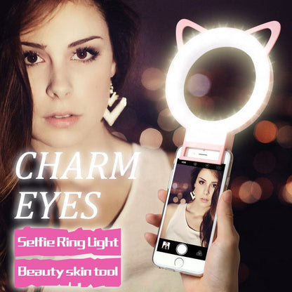 Led Ring Light Selfie Lamp Usb Photo Studio