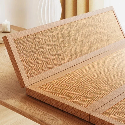 Foldable Japanese Tatami Rattan Mat