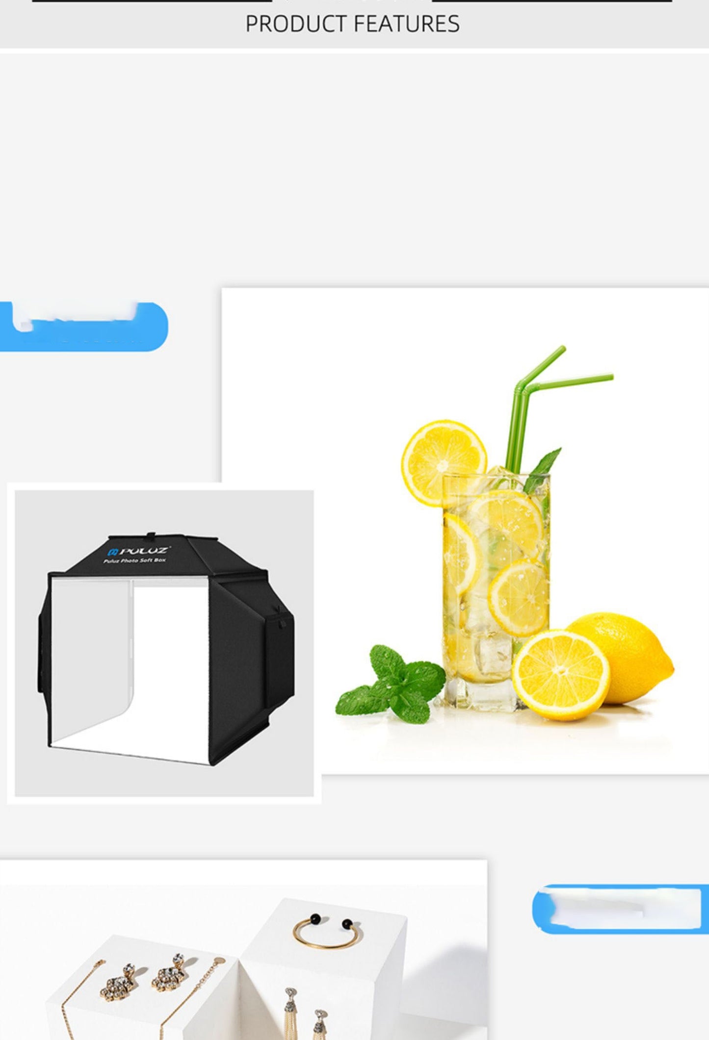Small Studio LED Photo Light Box