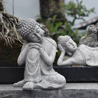 Resin Zen Buddha Garden Statue