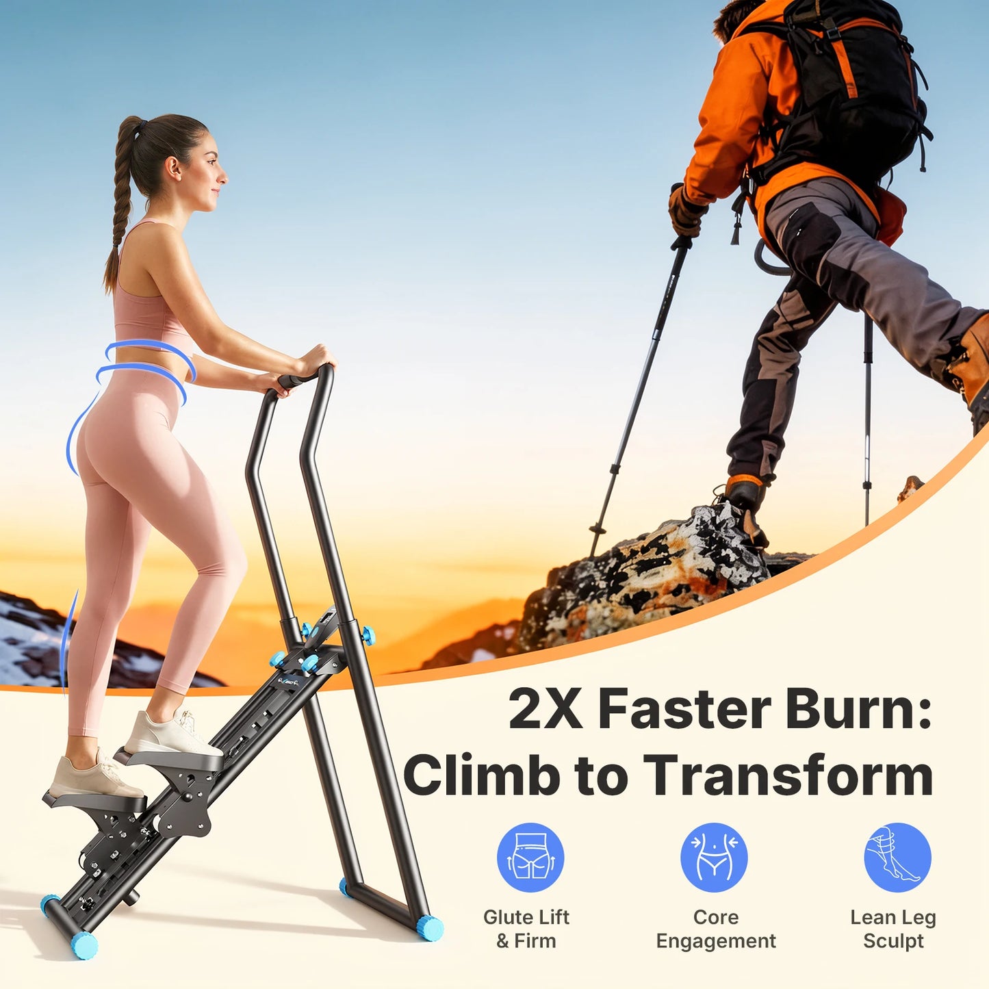 Stair Stepper Foldable for Home Use
