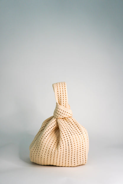 Oat Crochet Handbag