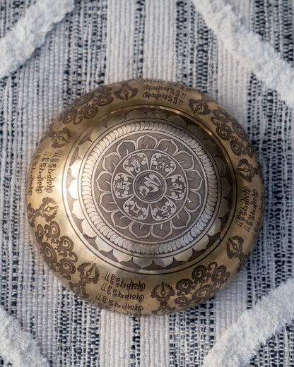 Special Carved Singing Bowl Set