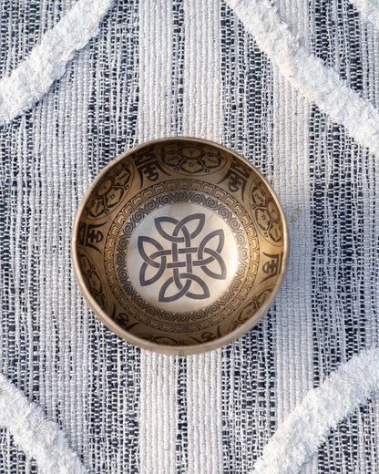 Special Carved Singing Bowl Set