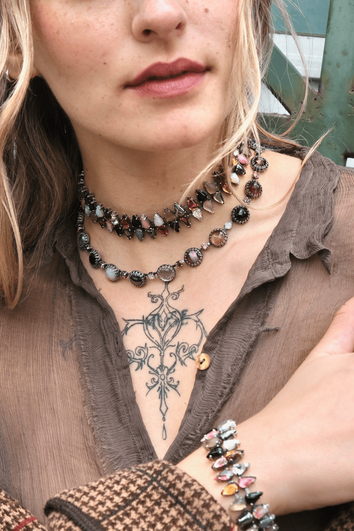 Choker in Punk Rocks (Silver)