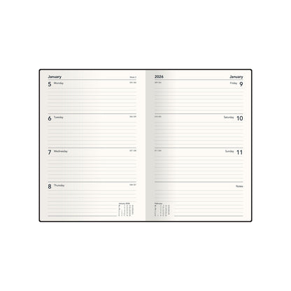 Bella Ramsay Cat - A5  Week-To-View - Diary - 2026 Calendar Year Planner