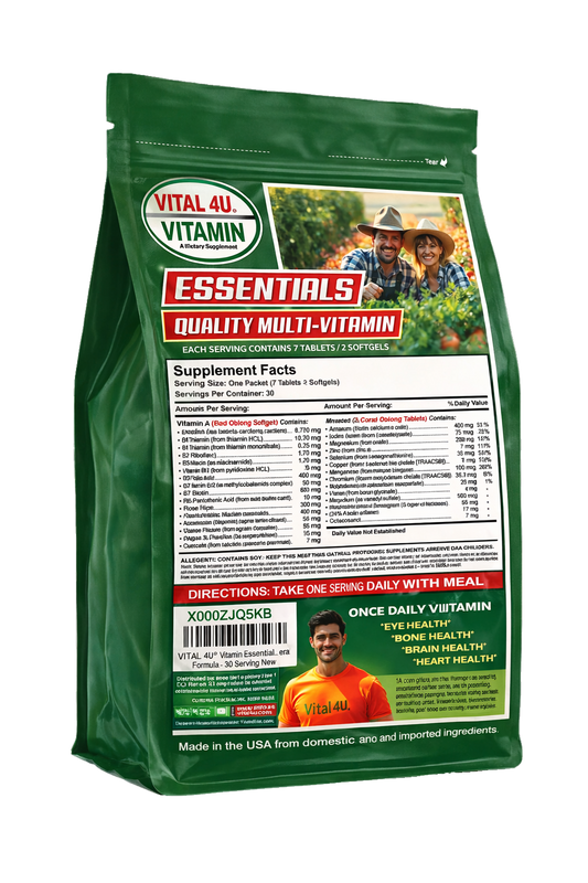 Vital 4U Essential 30 Day Multivitamin