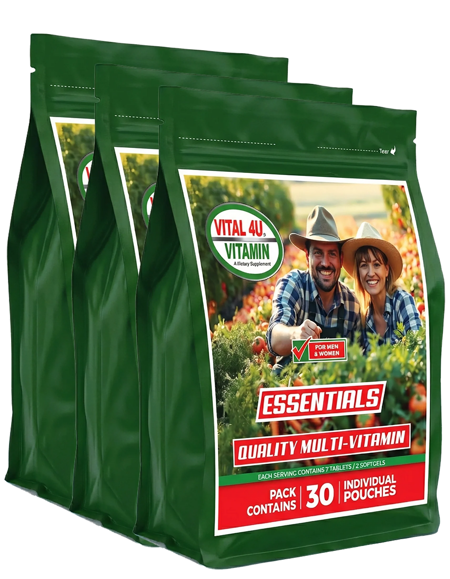 Vital 4U Essential 30 Day Multivitamin