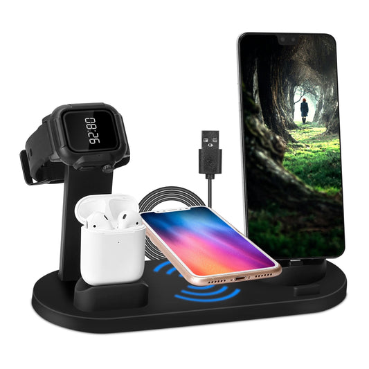 4-in-1 Wireless Charger Dock: Charging Station