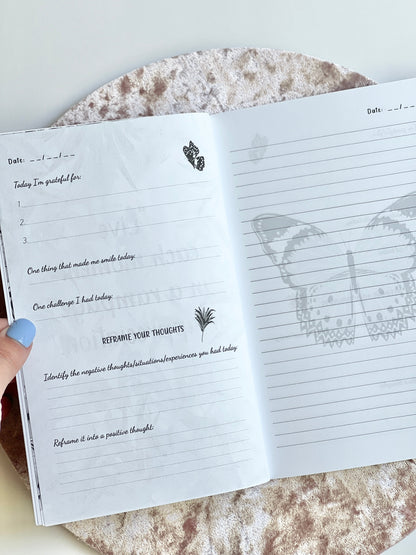Gratitude Journal Daily Entries to develop thankfulness, mindfulness and positivity