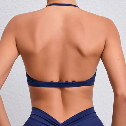 Beauty Back Dual Use Nude Feel Yoga Clothes Women Tight Quick Drying Sports Yoga Bra Outdoor Running Beauty Back Workout Underwear