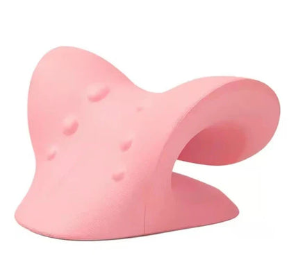 Neck Stretcher & Cervical Traction Massager Pillow for Shoulder & Spine Relief