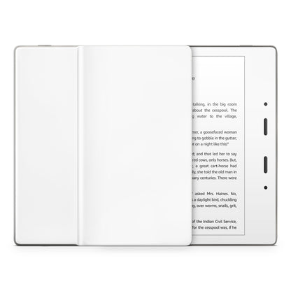 Solid State White - Amazon Kindle Skin