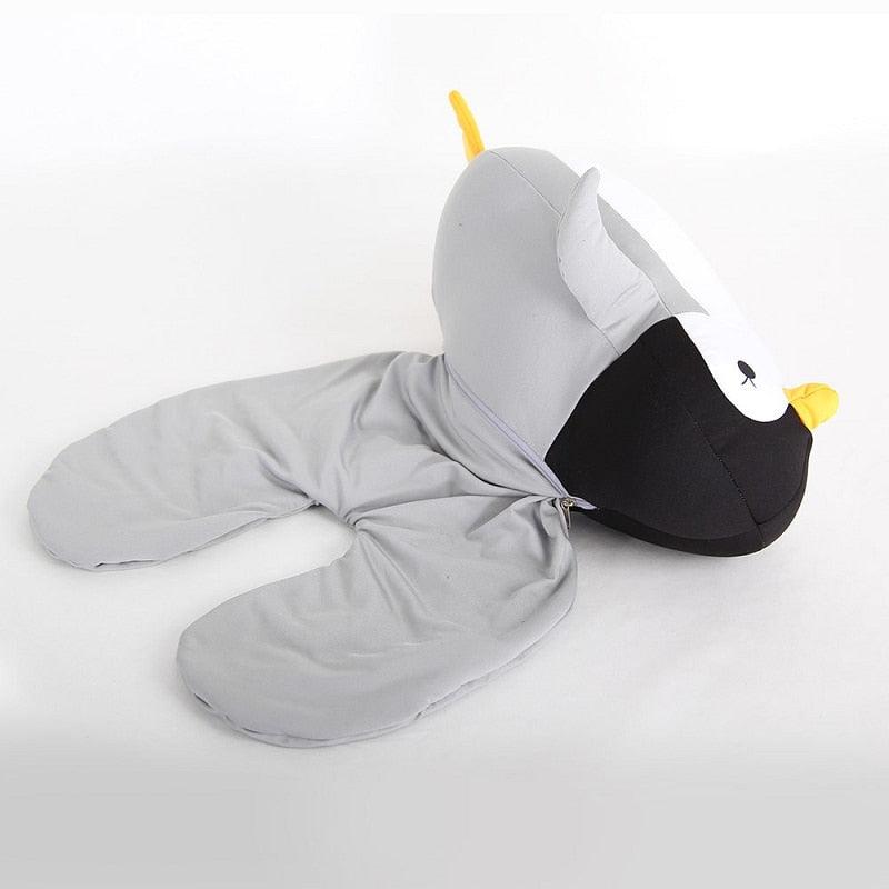 Penguin U-Shaped Sleep Protection Neck Pillow