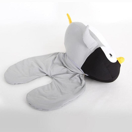 Penguin U-Shaped Sleep Protection Neck Pillow
