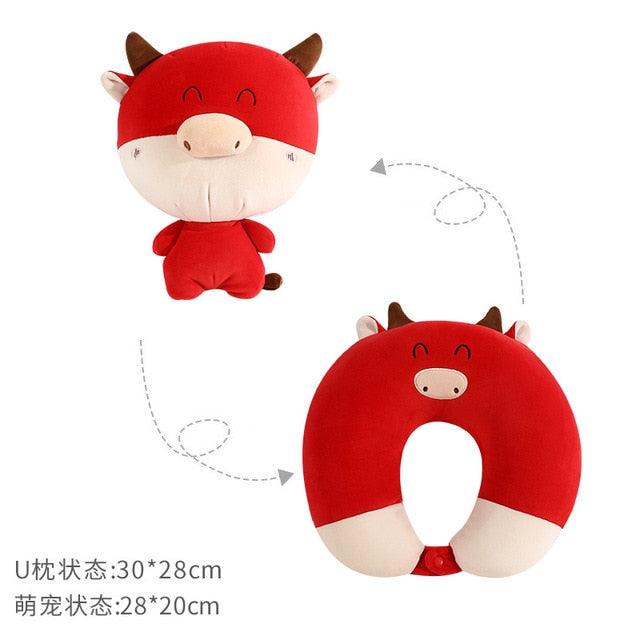 Penguin U-Shaped Sleep Protection Neck Pillow