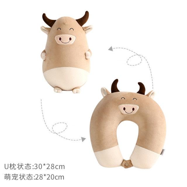 Penguin U-Shaped Sleep Protection Neck Pillow