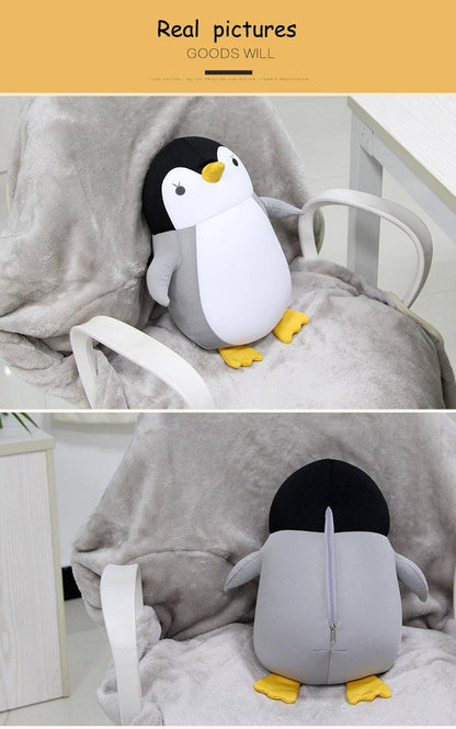 Penguin U-Shaped Sleep Protection Neck Pillow