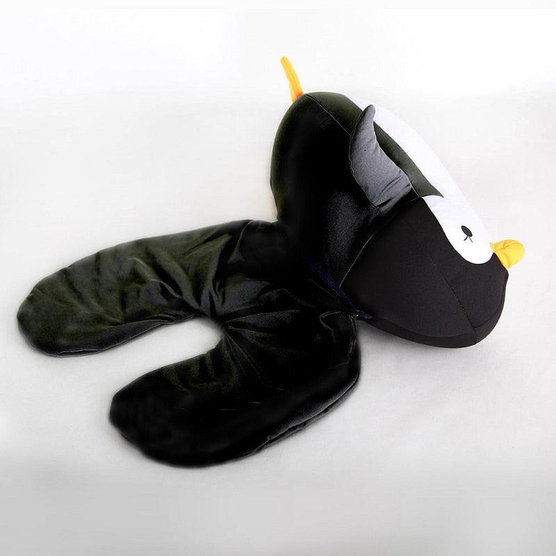 Penguin U-Shaped Sleep Protection Neck Pillow