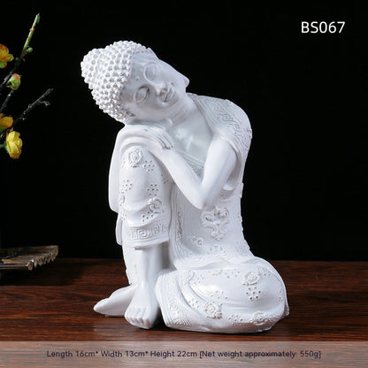 Resin Zen Buddha Garden Statue