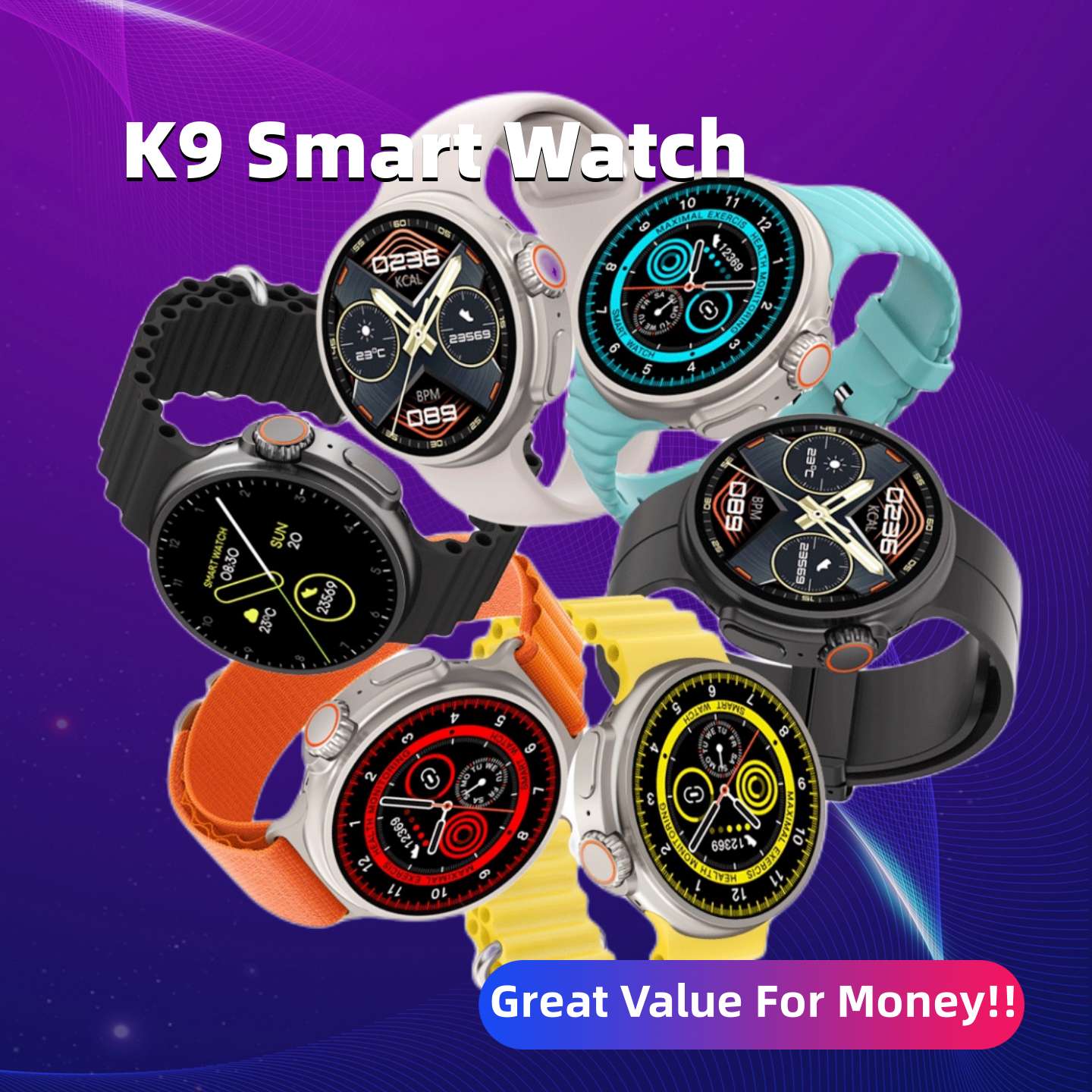 New K9 Smart Watch Wireless