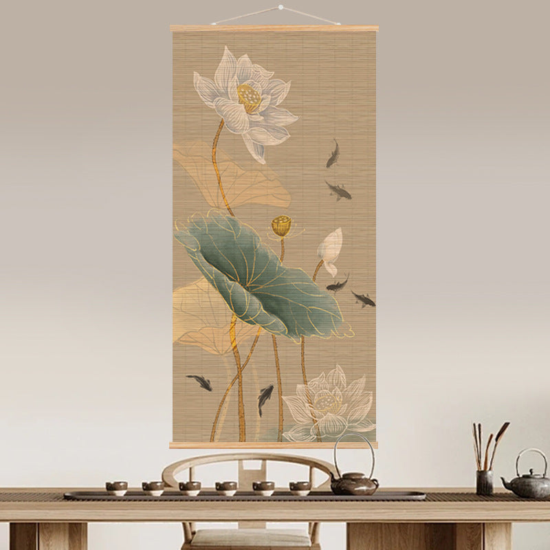 Bamboo Scroll Painting – Zen Wall Art