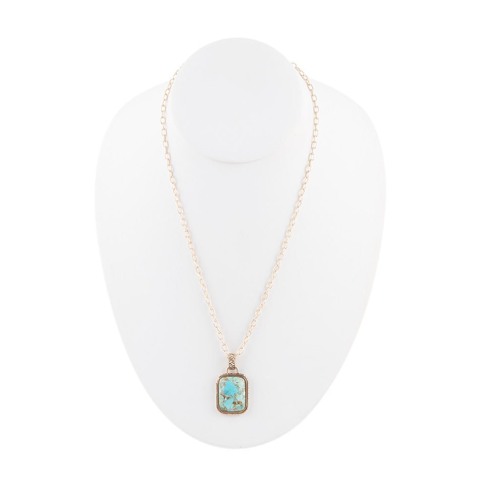 Turquoise Pendant Necklace