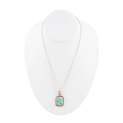 Turquoise Pendant Necklace