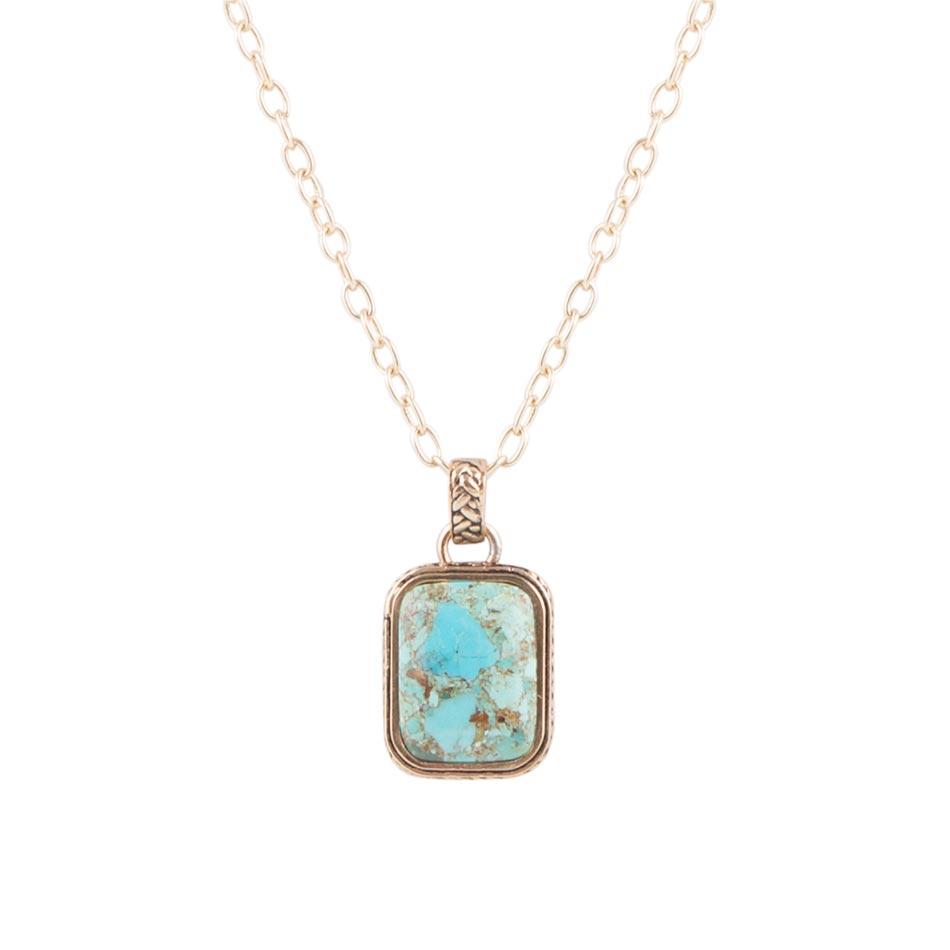 Turquoise Pendant Necklace