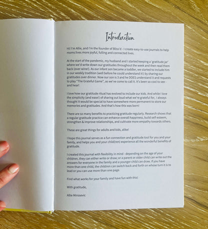 We're So Grateful: A Family Journal