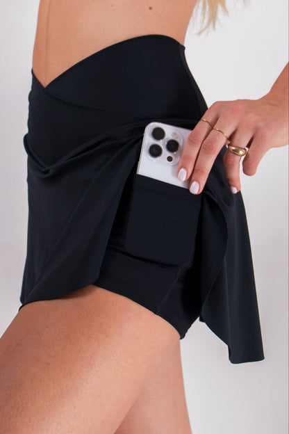 Women's Athletic Skort with Built-In Shorts