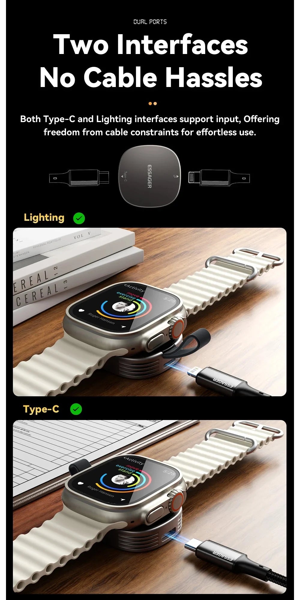 Wireless Charger for Apple Watch