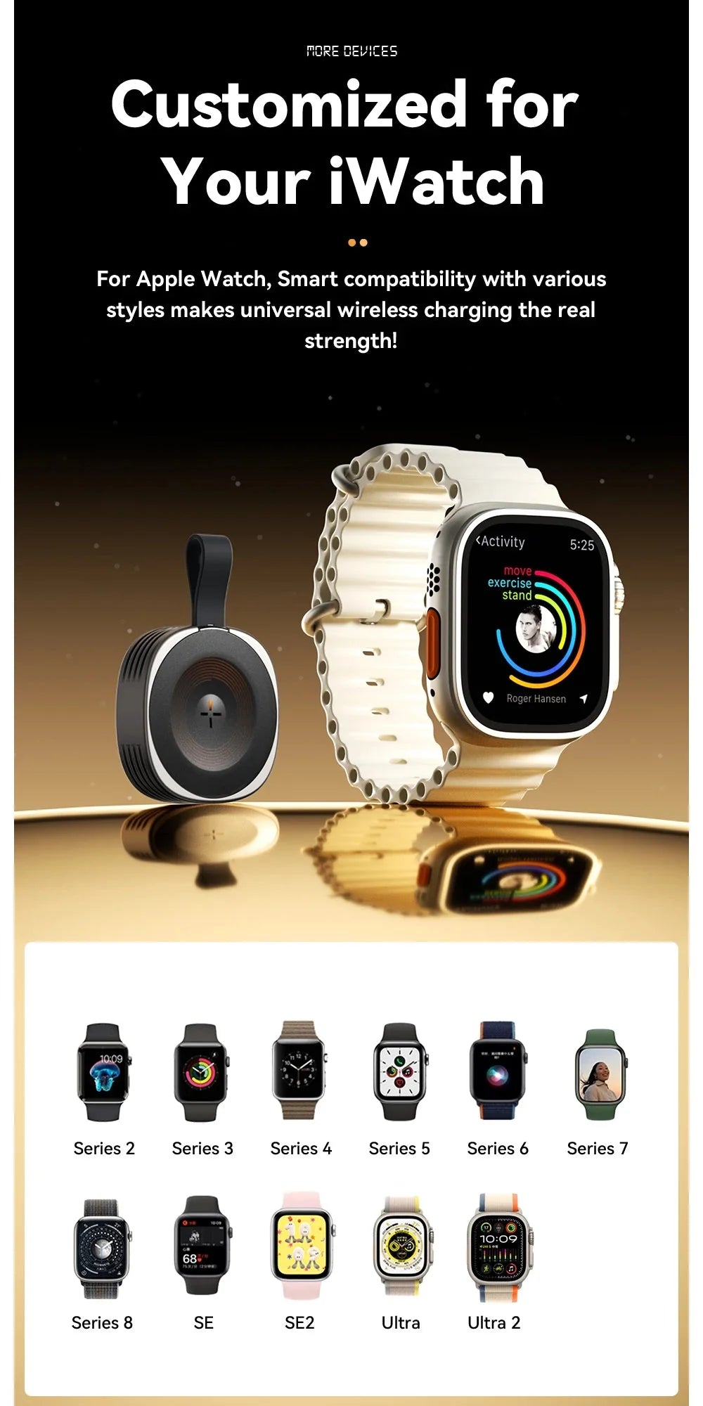 Wireless Charger for Apple Watch